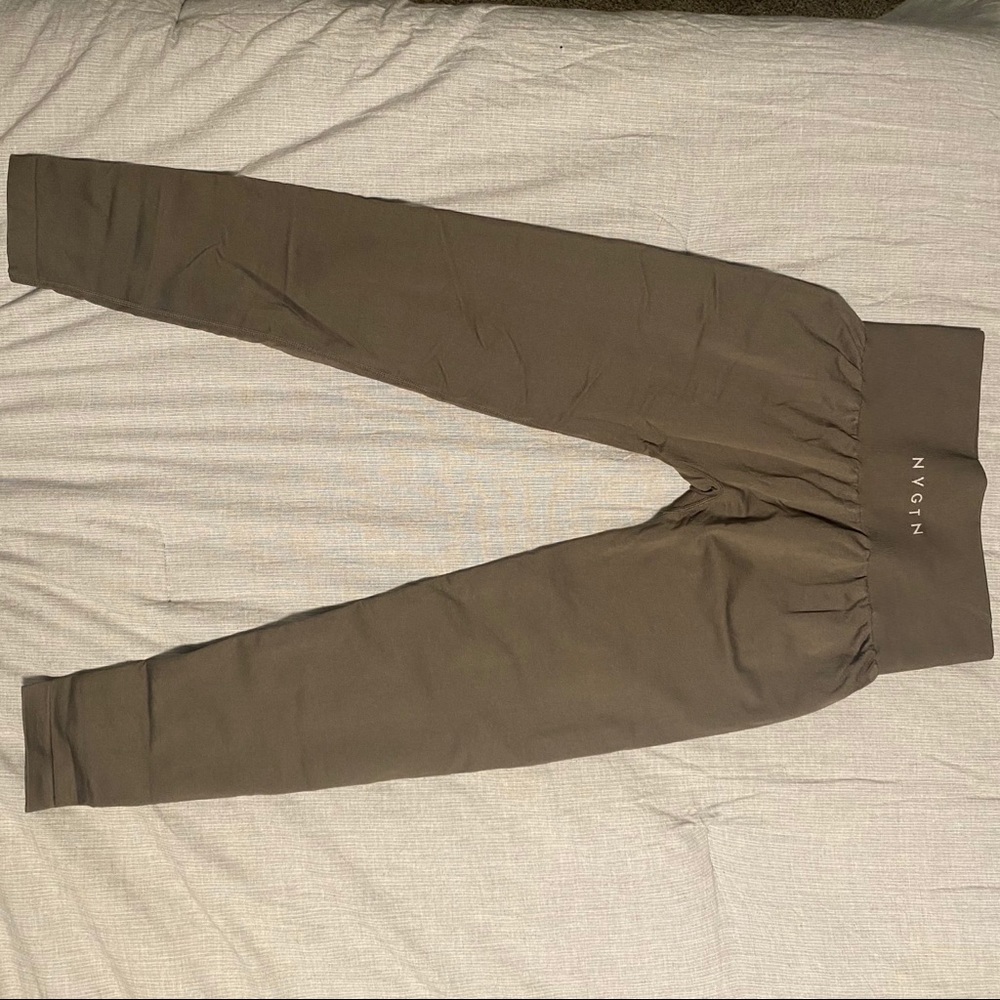 NVGTN Olive solid Seamless leggings